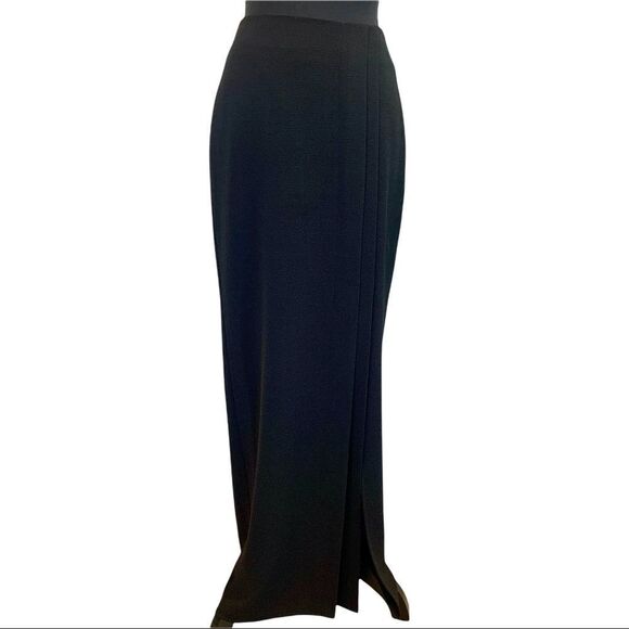 Adolfo Dominguez Black Maxi Skirt Size 2 - Picture 1 of 15